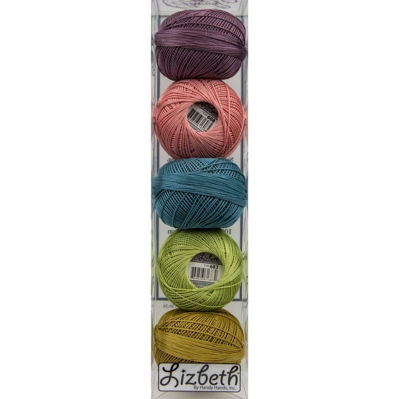 Cactus Blossom Specialty Pack of Lizbeth size 20. 5 balls 100% Egyptian Cotton Tatting Thread