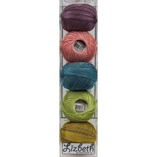 Cactus Blossom Specialty Pack of Lizbeth size 20. 5 balls 100% Egyptian Cotton Tatting Thread