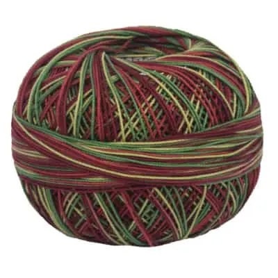 Cranberry Bush Lizbeth 181 Size 20 100% Egyptian Cotton Variegated Tatting Thread