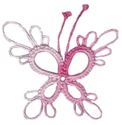 Pink Blossoms Lizbeth 176 Size 20 100% Egyptian Cotton Variegated Tatting Thread
