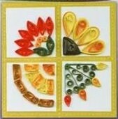 Quilt Block Sampler Paper Quilling Kit for all ages by Quilled Creations