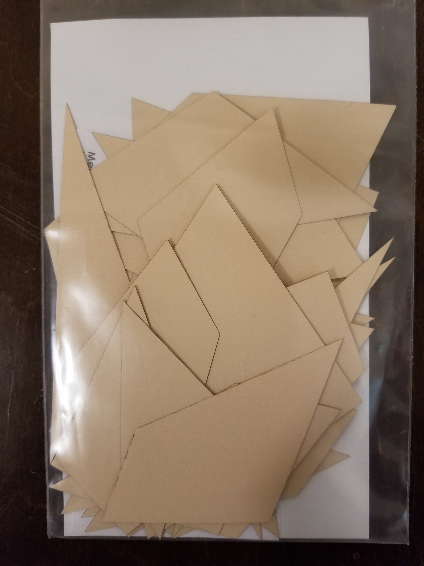 English Paper Piecing Double Star Papers in pack from Paper Pieces to make a 12 inch block