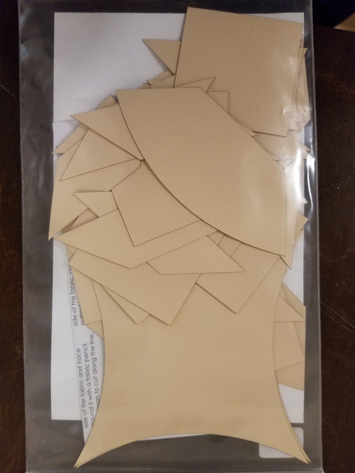 English Paper Piecing Hands All Around Papers in pack from Paper Pieces to make a 10 inch block