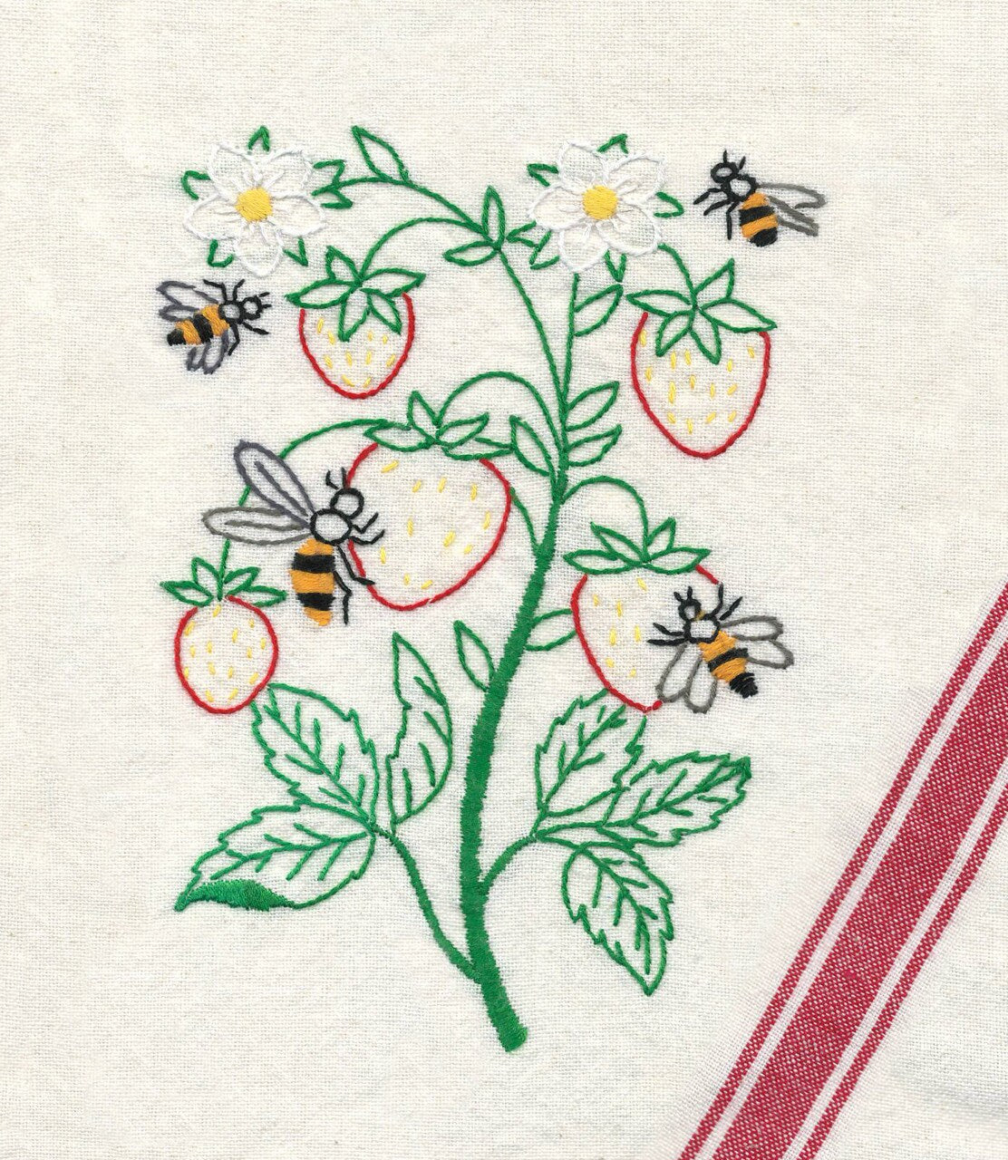 Buzzing Bees Aunt Martha's #4038 Vintage Embroidery Hot Iron Transfer Pattern