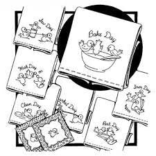 Baby Chicks Tea Towels Aunt Martha's #4014 Vintage Embroidery Hot Iron Transfer Pattern