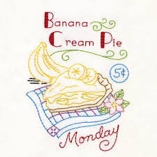 Slice of Pie Aunt Martha's #4036 Vintage Embroidery Hot Iron Transfer Pattern