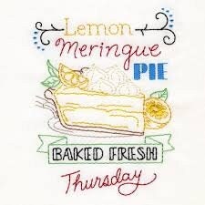 Slice of Pie Aunt Martha's #4036 Vintage Embroidery Hot Iron Transfer Pattern
