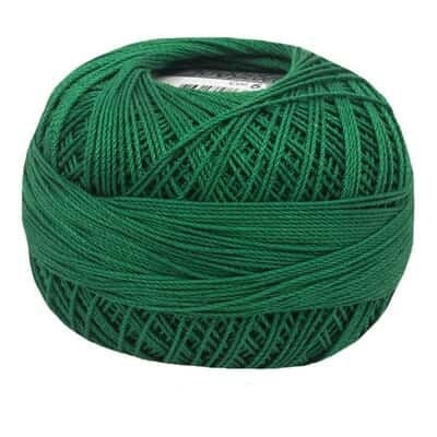 Christmas Green Lizbeth 638 Size 20 100% Egyptian Cotton Tatting Thread