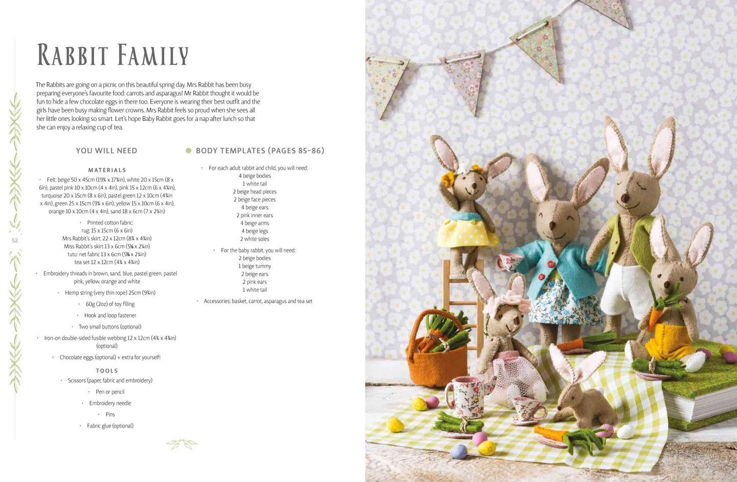 Felt Animal Families Book