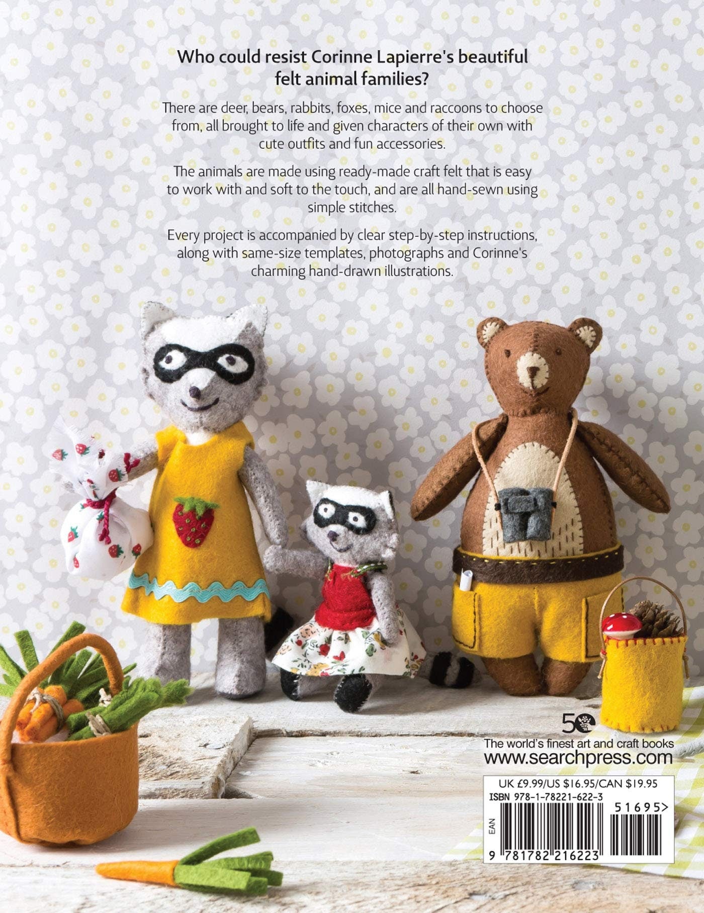 Felt Animal Families Book