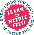Sleepy Panda Needle Felting Kit by the Crafty Kit Company