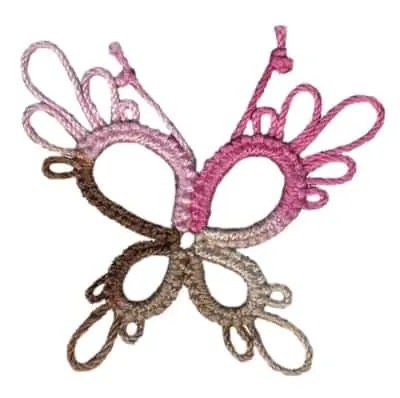 Pink Cocoa Lizbeth 166 Size 20 100% Egyptian Cotton Variegated Tatting Thread