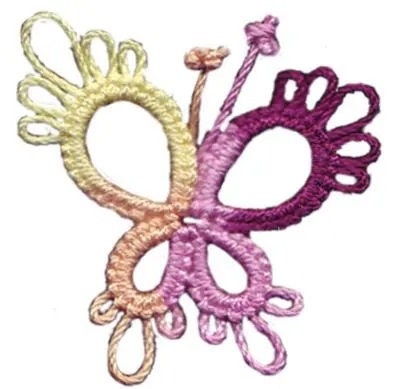 Sherbet Delight Lizbeth 108 Size 20 100% Egyptian Cotton Variegated Tatting Thread