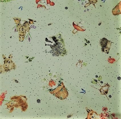 Bramble Patch Song of Spring Quilt Kit by Maywood Studio. Quilter's Cotton Fabric & Pattern to make this darling quilt top