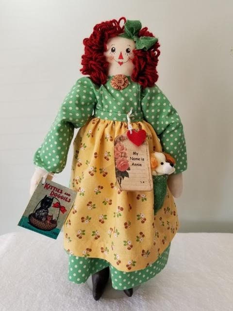 Handmade Annie dolls. Limited Edition Series by Sunnie Andress