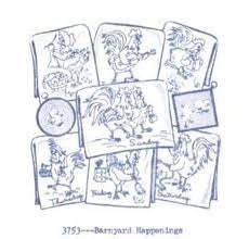 Barnyard Happenings Aunt Martha's #3753 Vintage Embroidery Hot Iron Transfer Pattern