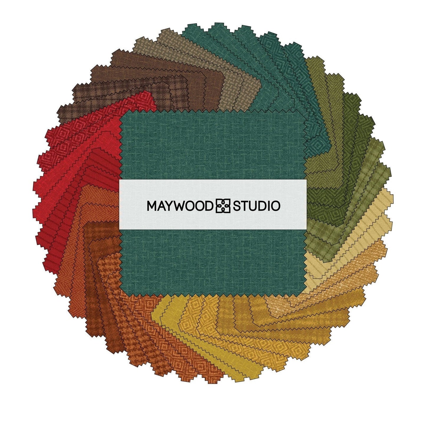 Woolies Flannel Desert Sunset Charm Pack by Bonnie Sullivan for Maywood Studios 100% Cotton Flannel