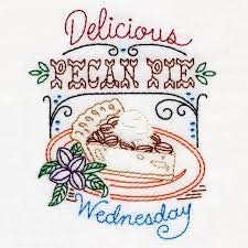 Slice of Pie Aunt Martha's #4036 Vintage Embroidery Hot Iron Transfer Pattern