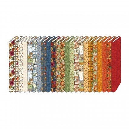 Sweater Weather Charm Pack by Maywood Studio Quilter's Cotton 42 piece set of 5 inch squares