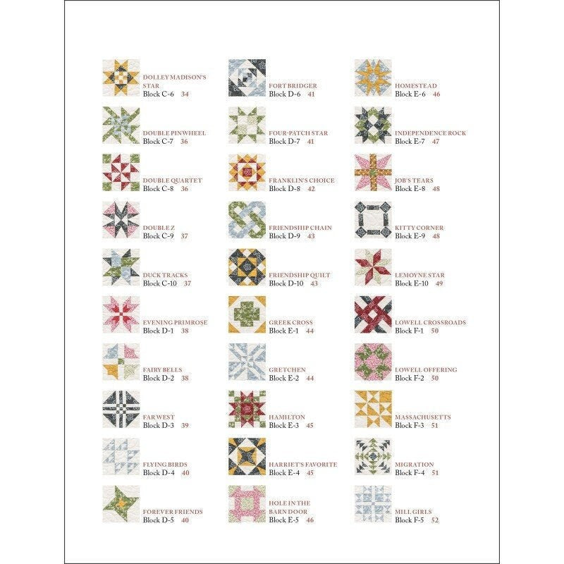 Harriet's Journey from Elm Creek Quilts 112 page soft cover book by best selling author Jennifer Chiaverini for C&T Publishing