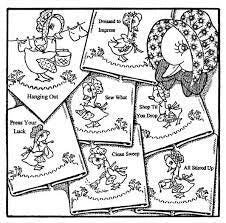 Dottie the Duck Aunt Martha's #3400 Vintage Embroidery Hot Iron Transfer Pattern