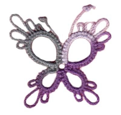 Purple Marble Lizbeth 173 Size 20 100% Egyptian Mercerized Cotton Variegated Tatting Thread