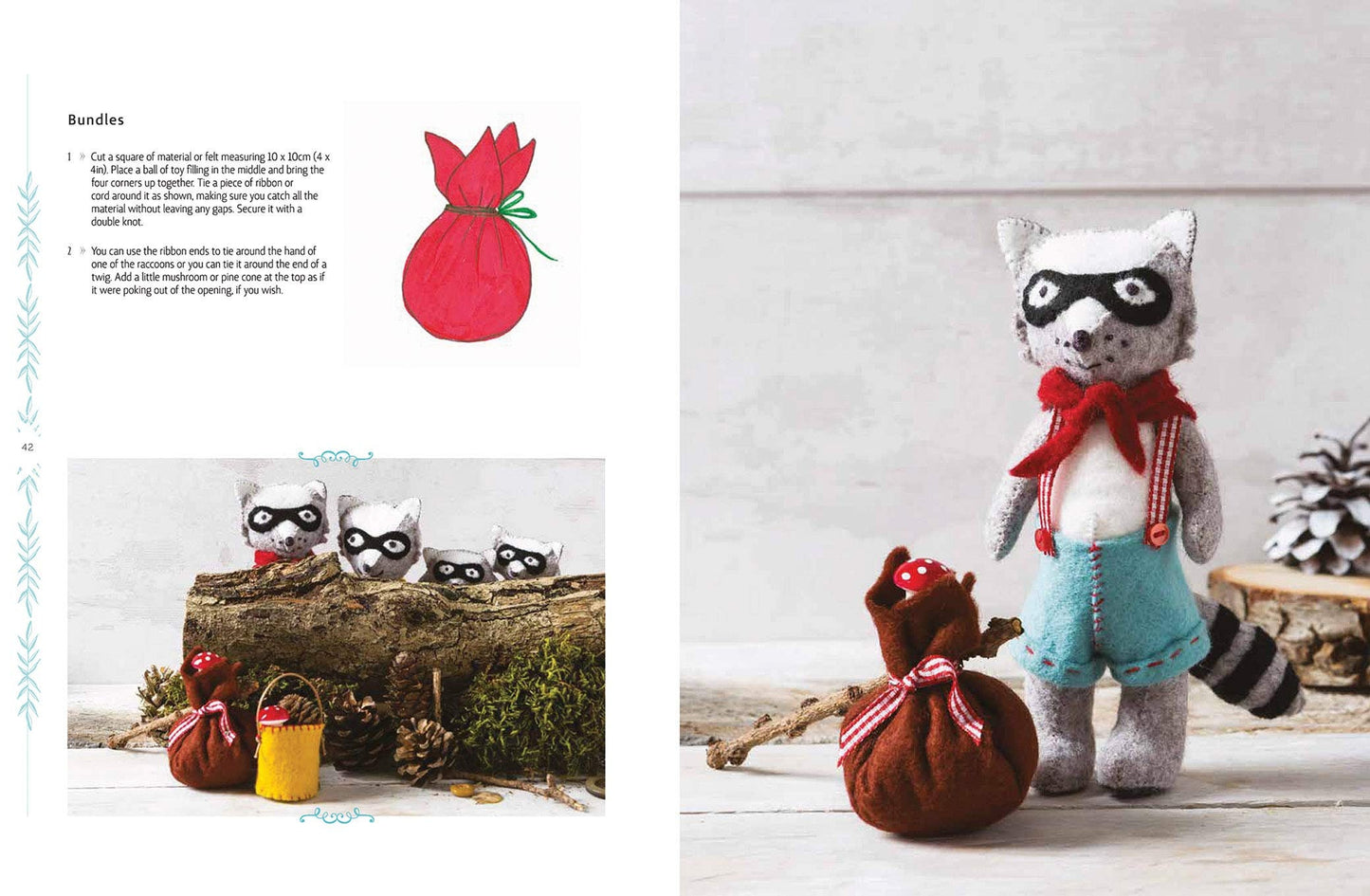 Felt Animal Families Book