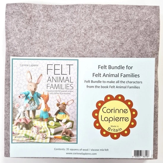 Felt Animal Families Book