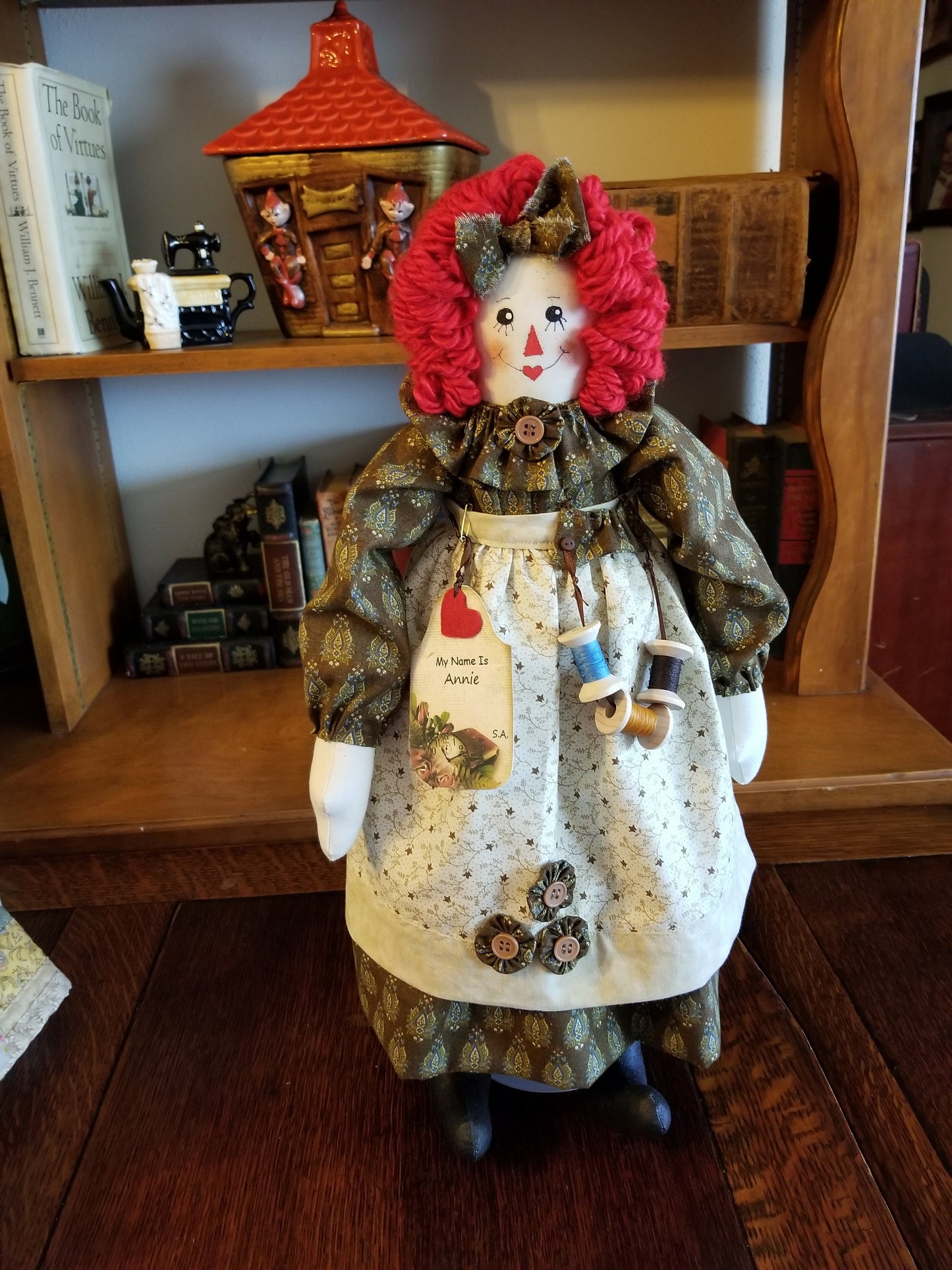 Handmade Annie dolls. Limited Edition Series by Sunnie Andress