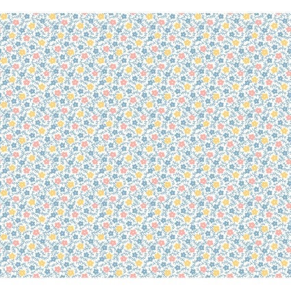 Franny's Flowers by Maywood Studio Quilter's Cotton Fat Quarter Bundle 21 pieces of 18 x 22 inch fabrics