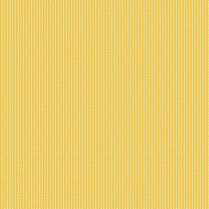 Perforated Stripe in Yellow by Kimberbell for Maywood Studio, continuouse cuts of Quilter's Cotton
