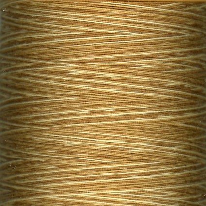 Coffee & Cream Gutermann Variegated 100% Natural Cotton 50 weight thread , 875 yard spool