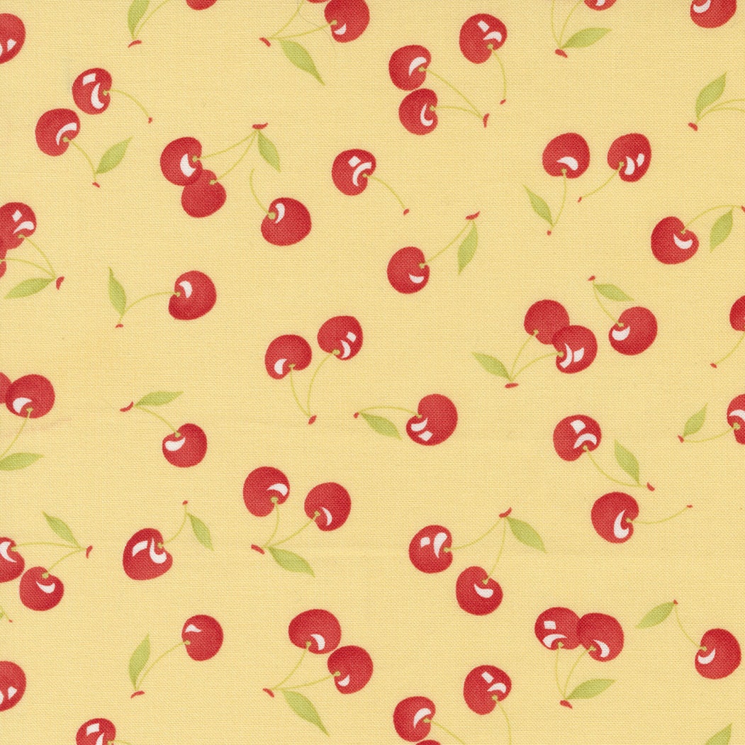Fruit Cocktail by Fig Tree & Co. for Moda Fabrics. Quilter's Cotton Strip set 40 piece collection of 2.5 inch by 44 inch strips