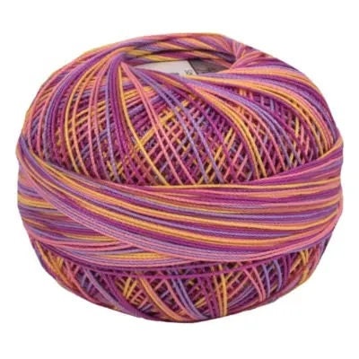 Fruit Fizz Lizbeth 139 Size 20 100% Egyptian Cotton Variegated Tatting Thread