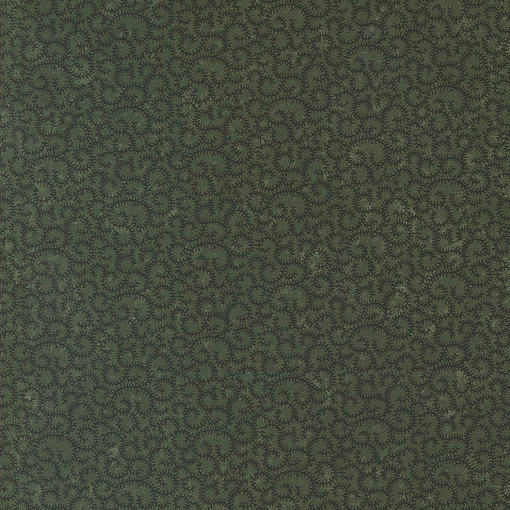 Chickadee Landing Prickly Vines Blender in Leaf by Kansas Troubles for Moda Fabrics. Continuous cuts of Quilter's Cotton Fabric