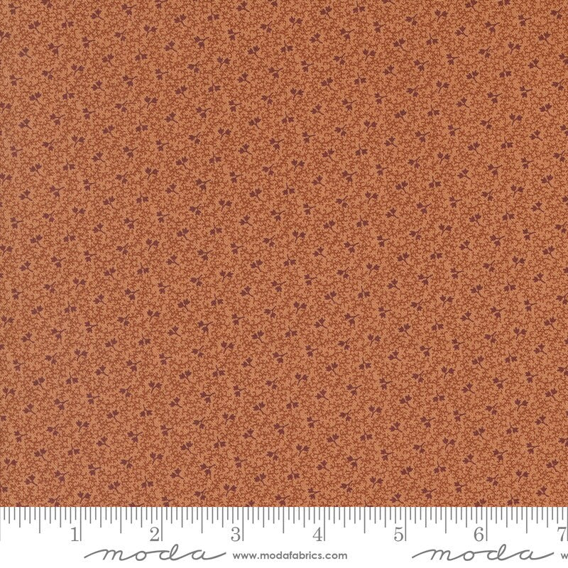 Chickadee Landing Birdseed Blender in Tiger Lily by Kansas Troubles for Moda Fabrics. Continuous cuts of Quilter's Cotton Fabric