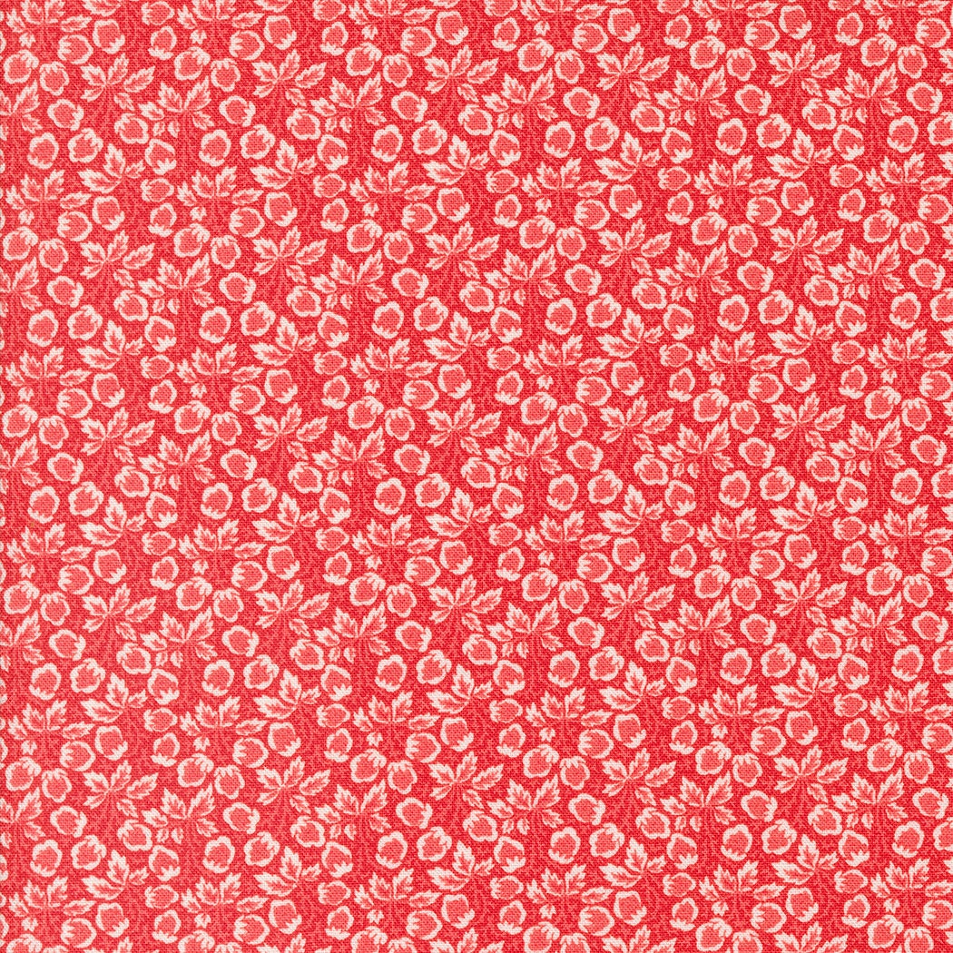 Jelly and Jam Berries Blenders in Strawberry by Fig Tree & Co for Moda Fabrics. Continuous cuts of Quilter's Cotton Fabric