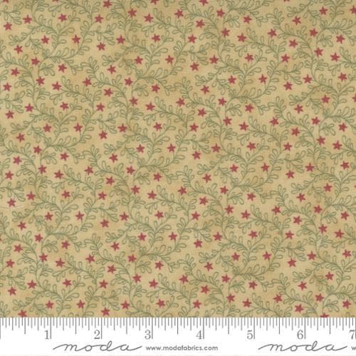 Threads that Bind Moss Rose Blender Vine in Tan Multi by Blackbird Designs for Moda continuous cuts of Quilter's Cotton Fabric