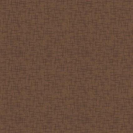 Kimberbell Basics Linen Texture in Brown by Kimberbell for Maywood Studio continuous cuts of Quilter's Cotton