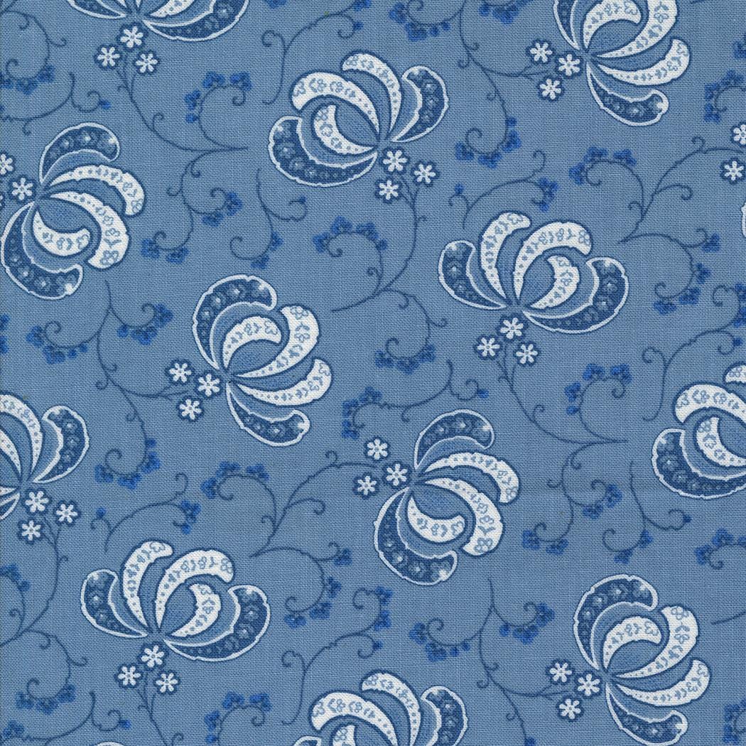 Hollyhocks & Roses by Bunny Hill Designs for Moda Quilter's Cotton Fat Quarter Bundle. 31 Fat Quarters of 18 inch x 22 inch rectangles