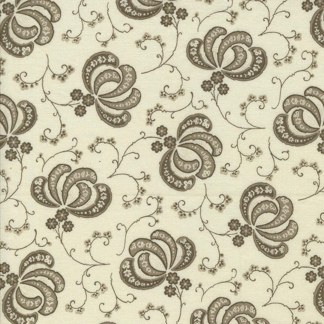 Hollyhocks & Roses by Bunny Hill Designs for Moda Fabrics. Quilter's Cotton Mini Charm Pack of 42 2.5 x 2.5 inch squares