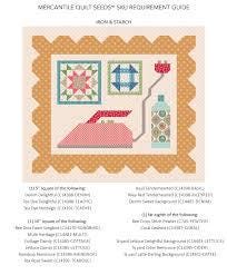 Iron & Starch Mercantile Quilt Seeds pattern by Lori Holt for Riley Blake Designs. Directions for 1 block in a "seed pack" envelope.