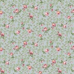 Ruru Bouquet from Un Cadeau Mignon by Quilt Gate continuous cuts of Cotton Shirting Fabric