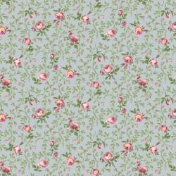 Ruru Bouquet from Un Cadeau Mignon by Quilt Gate continuous cuts of Cotton Shirting Fabric