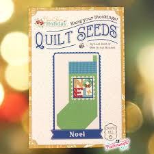 Home Town Holiday Noel Quilt Seeds pattern 3 by Lori Holt for Riley Blake Designs. Directions for 1 block in a "seed pack" envelope.