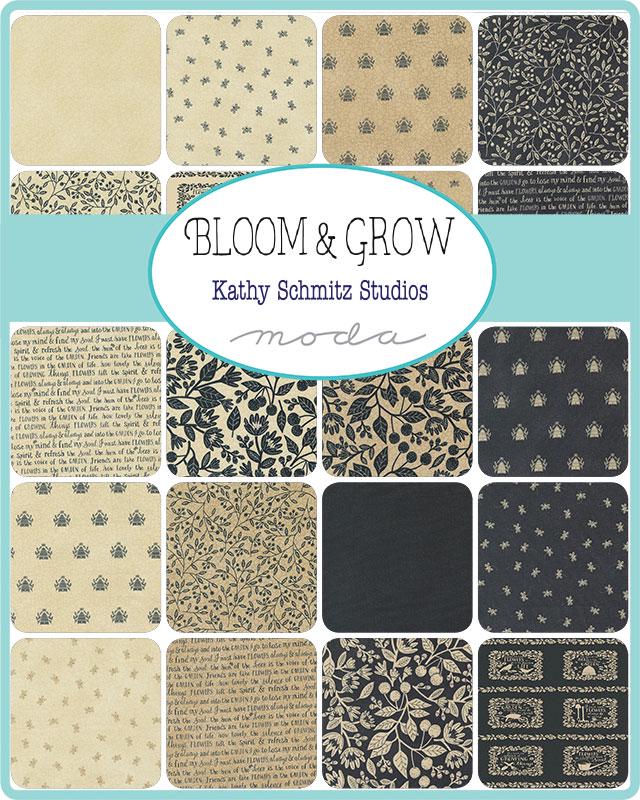 Crackle in Black by Kathy Schmitz Studio for Moda. Continuous cuts of Quilter's Cotton