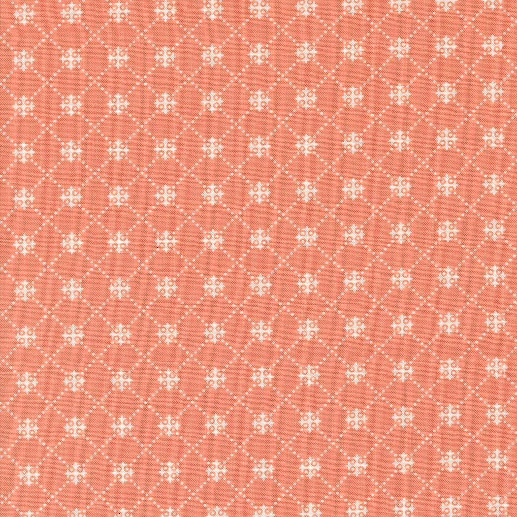 Portofino Polka Dot Duo Blenders in Golden Wheat by Fig Tree & Co for Moda Fabrics. Continuous cuts of Quilter's Cotton Fabric