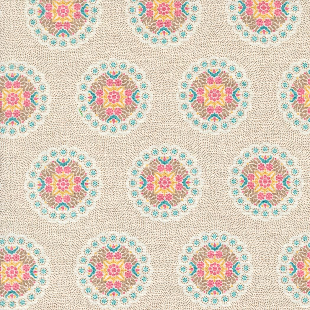 Sunday Brunch by BasicGrey for Moda Fabrics. Quilter's Cotton Mini Charm Pack of 42 2.5 x 2.5 inch squares