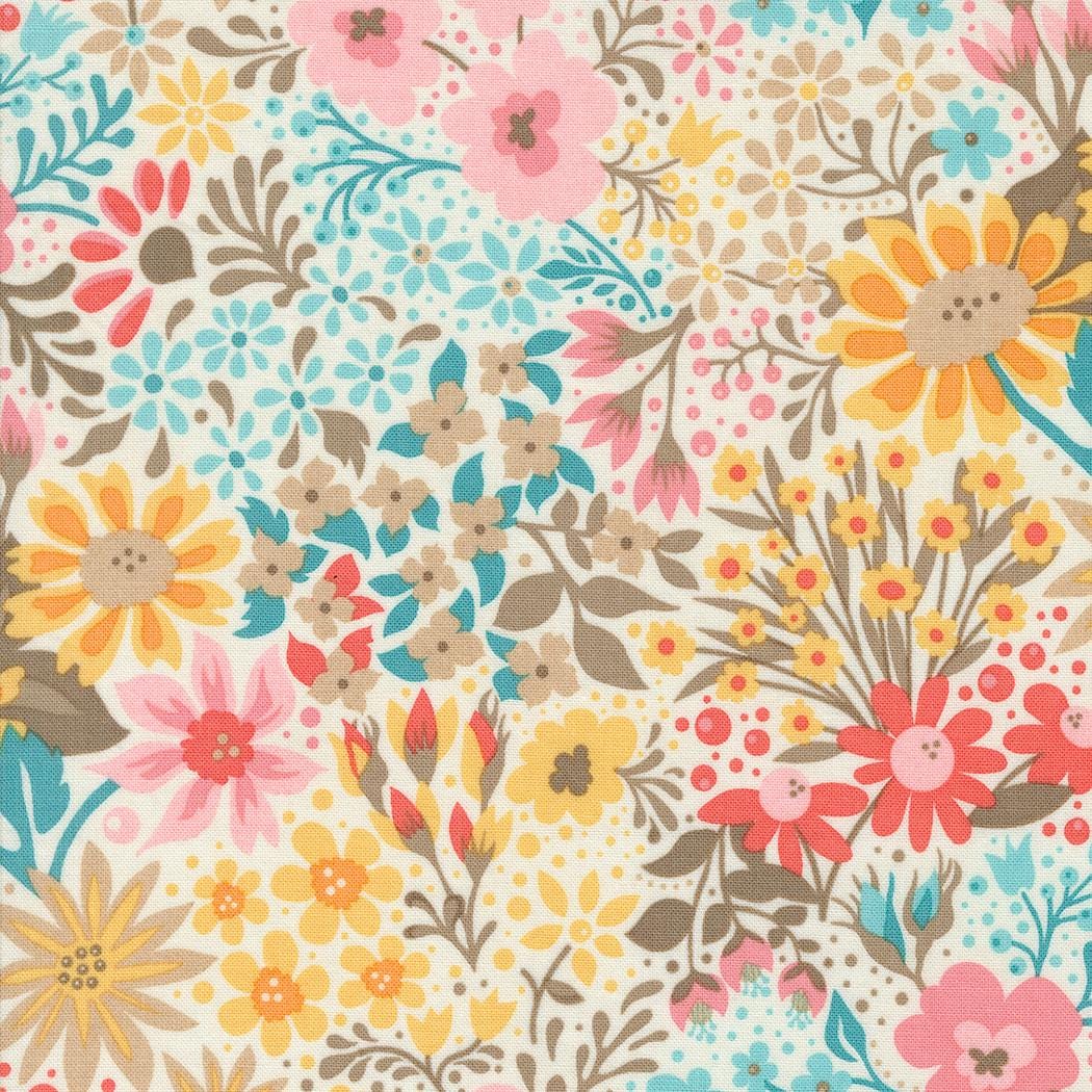 Sunday Brunch by BasicGrey for Moda Quilter's Cotton Charm Pack of 42 5 x 5 inch squares