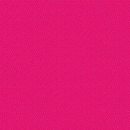 Barbie Hot Pink Country Confetti print by Poppie Cotton 1 yard cut of Quilter's Cotton Fabric